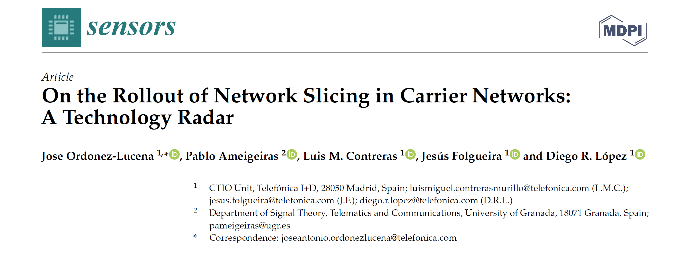 The project’s latest paper on “On the Rollout of Network Slicing in Carrier Networks: A Technology Radar” is available on the project webpage!